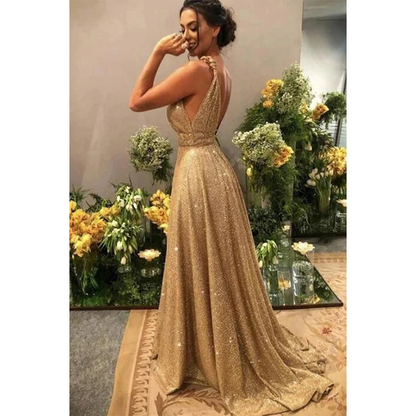 Funki Findz | Dresses | Women's Long Sparkly Prom Ball Dress