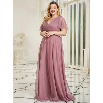Funki Findz | Dresses | Women's Plus Size Long Evening Dress