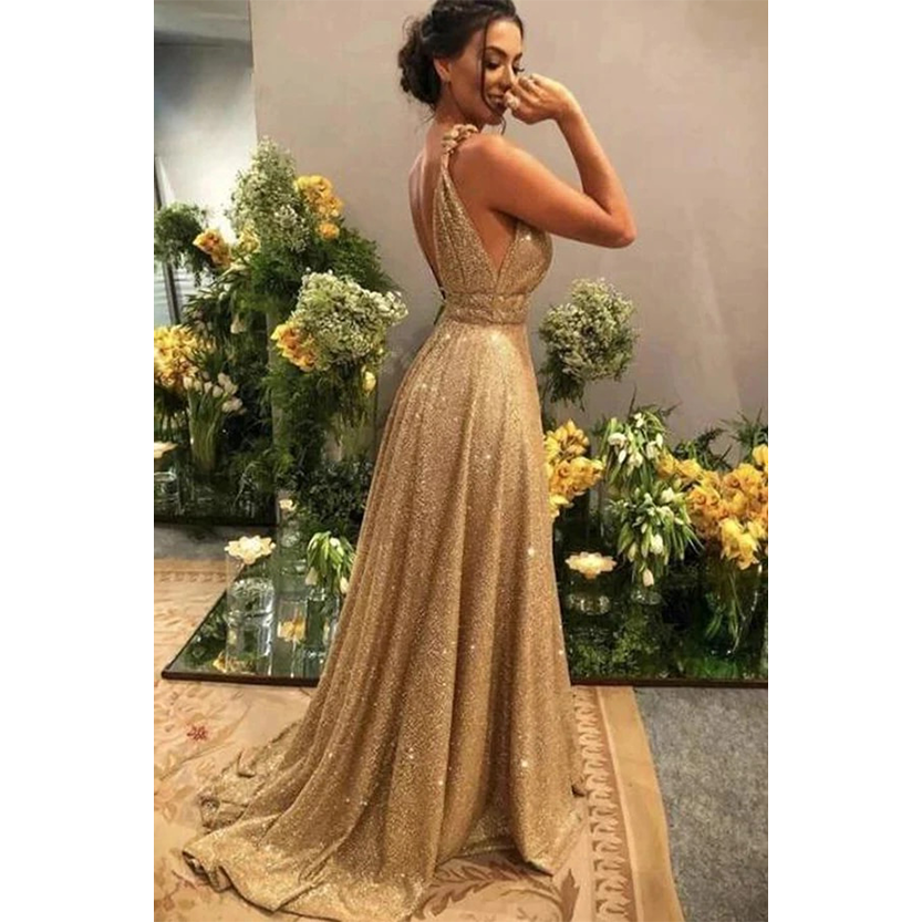 Funki Findz | Dresses | Women's Long Sparkly Prom Ball Dress