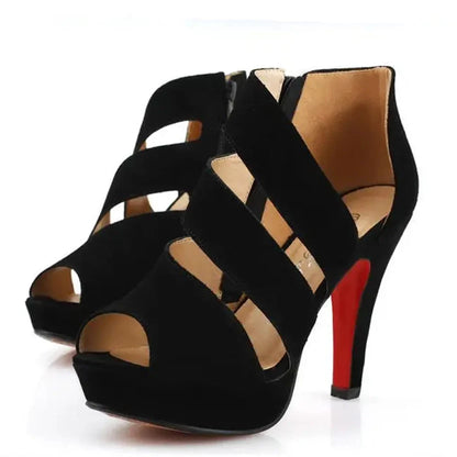 Funki Findz | Shoes | Women's Platform Peep Toe Roman Sandal
