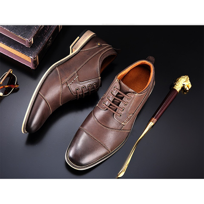 Funki Findz | Shoes | Men's Genuine Leather Derby Dress Shoes