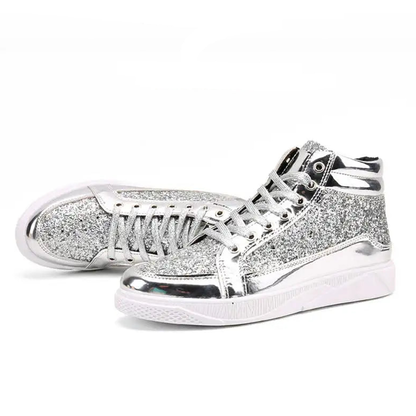 Funki Findz | Boots | Men's Women's Bling Lace Up Sneakers