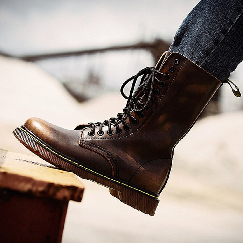 Funki Findz | Boots | Men's Gothic Punk High-Top Combat Boots
