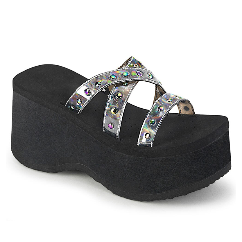 Funki Findz | Shoes | Women's Gothic Platform Wedge Sandals