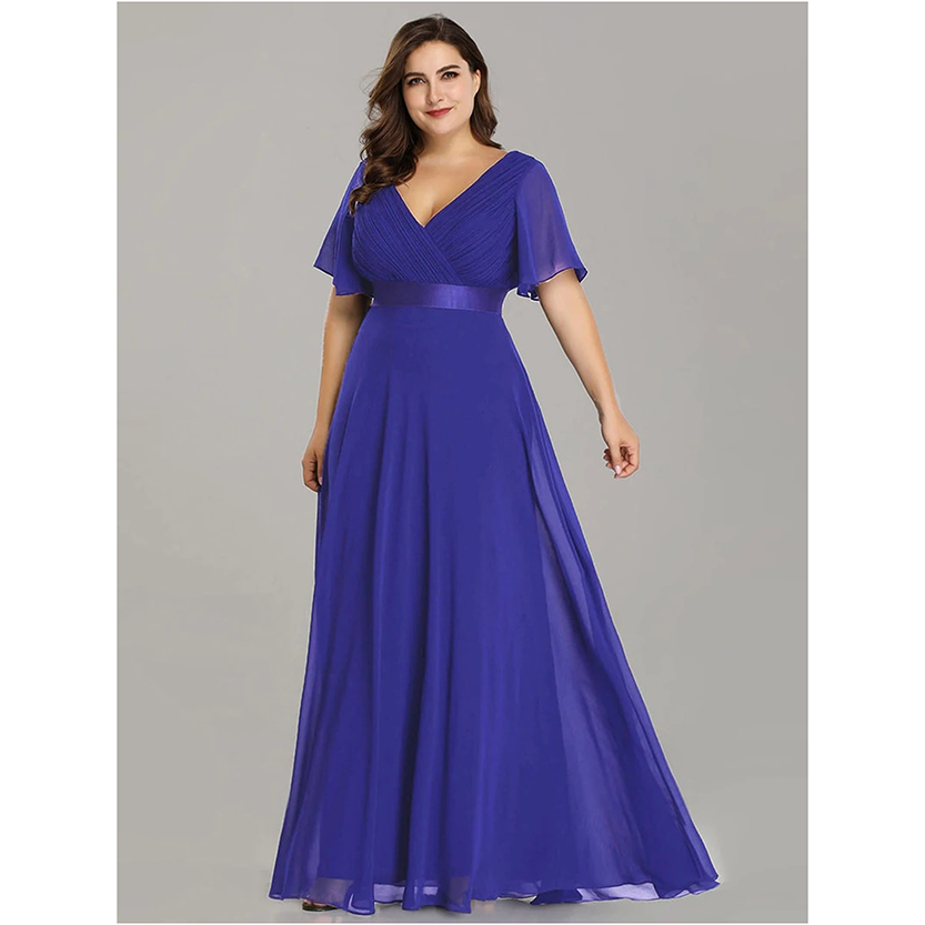 Funki Findz | Dresses | Women's Plus Size Long Evening Dress