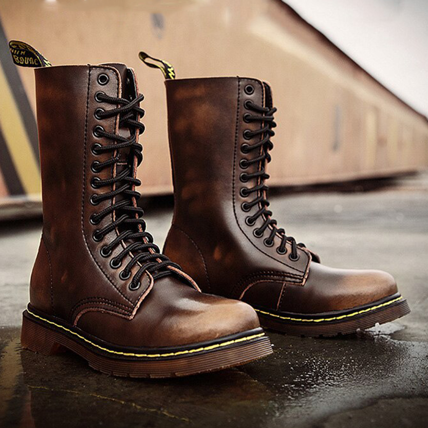 Funki Findz | Boots | Men's Gothic Punk High-Top Combat Boots