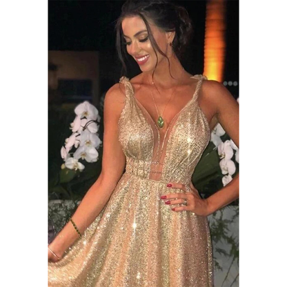 Funki Findz | Dresses | Women's Long Sparkly Prom Ball Dress