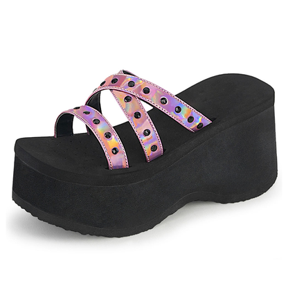 Funki Findz | Shoes | Women's Gothic Platform Wedge Sandals