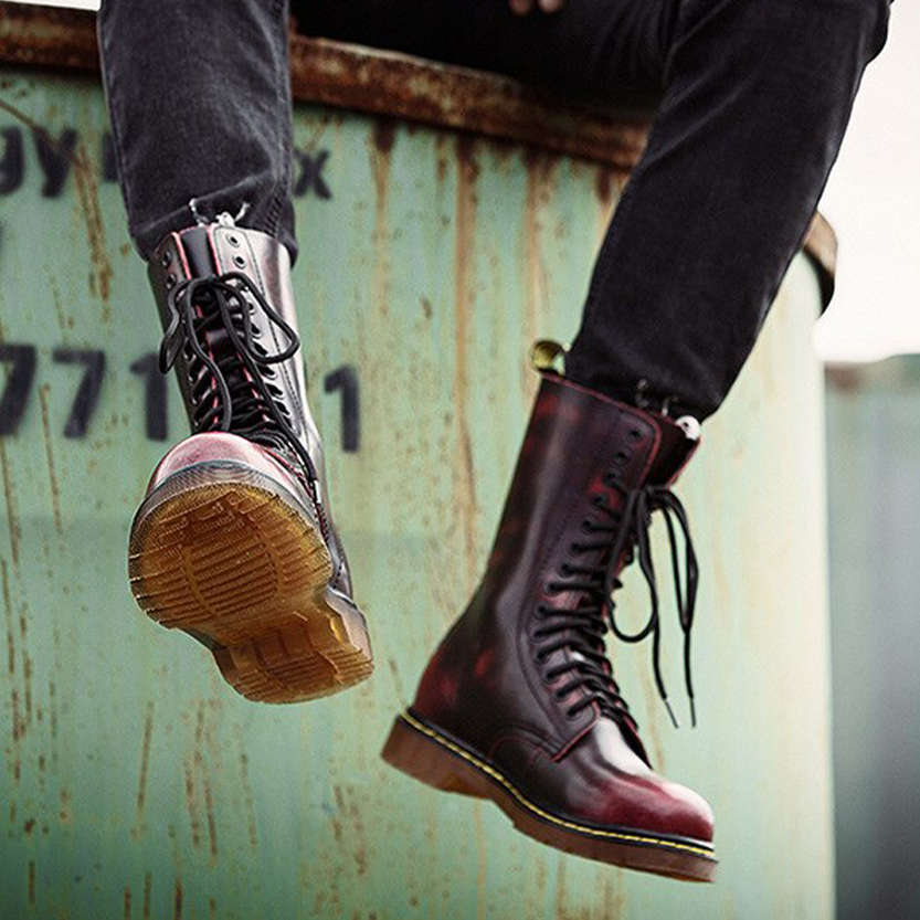 Funki Findz | Boots | Men's Gothic Punk High-Top Combat Boots