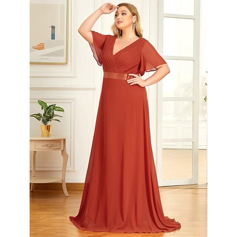 Funki Findz | Dresses | Women's Plus Size Long Evening Dress