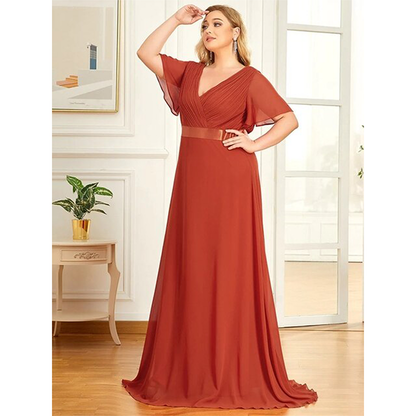 Funki Findz | Dresses | Women's Plus Size Long Evening Dress
