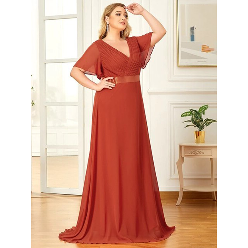 Funki Findz | Dresses | Women's Plus Size Long Evening Dress