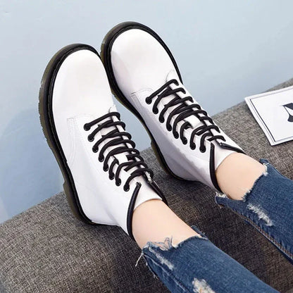Funki Findz | Boots | Unisex Genuine Leather Lace Up Ankle Boot
