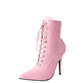 Funki Findz | Boots | Women's Patent Pointed Toe Ankle Boots