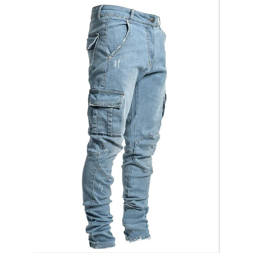 Funki Findz | Pants | Men's Stretch Slim Fit Cargo Skinny Jeans