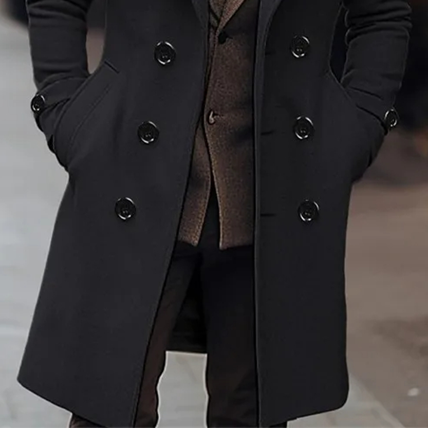 Funki Findz | Jackets | Men's Large Button Business Overcoat