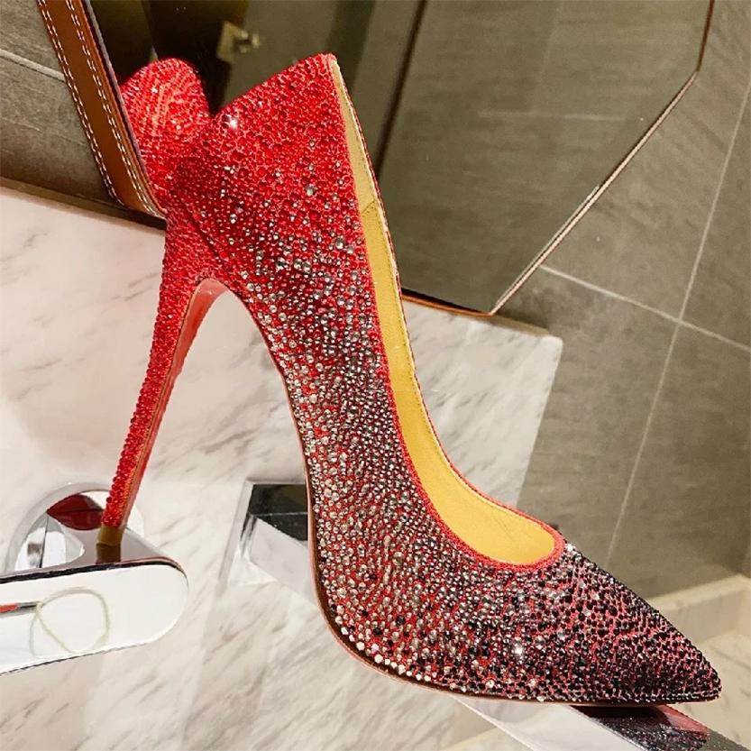 Funki Findz | Shoes | Women's Luxury Rhinestone Wedding Shoe