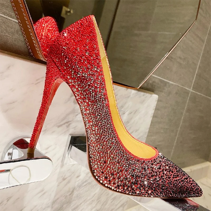 Funki Findz | Shoes | Women's Luxury Rhinestone Wedding Shoe