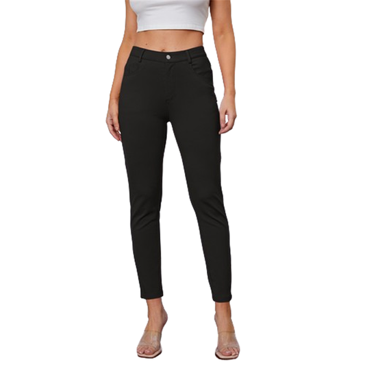 Funki Findz | Pants | Women's Stretchy 3/4 Cropped Pants