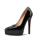 Funki Findz | Shoes | Women's Genuine Patent Black Stilettos