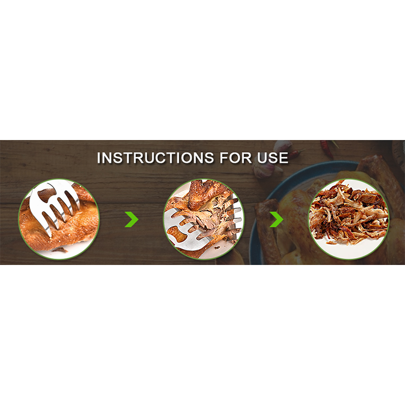 Funki Findz | Meat Claws | Meat Shredding Forks 1 | 2 Pcs Sets