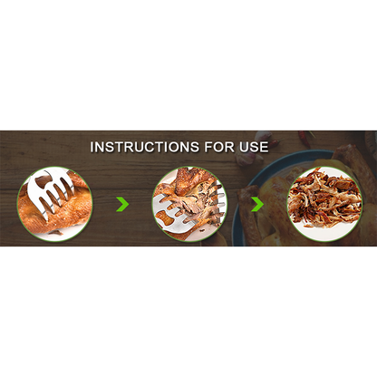 Funki Findz | Meat Claws | Meat Shredding Forks 1 | 2 Pcs Sets