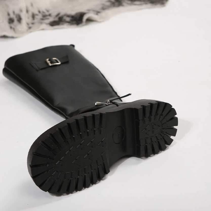 Funki Findz | Boots | Women's Knee High Chelsea Biker Boots
