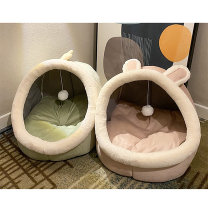 Funki Findz | Pet Beds | Cat Bed | Warm Cozy Kitten Cat Cave