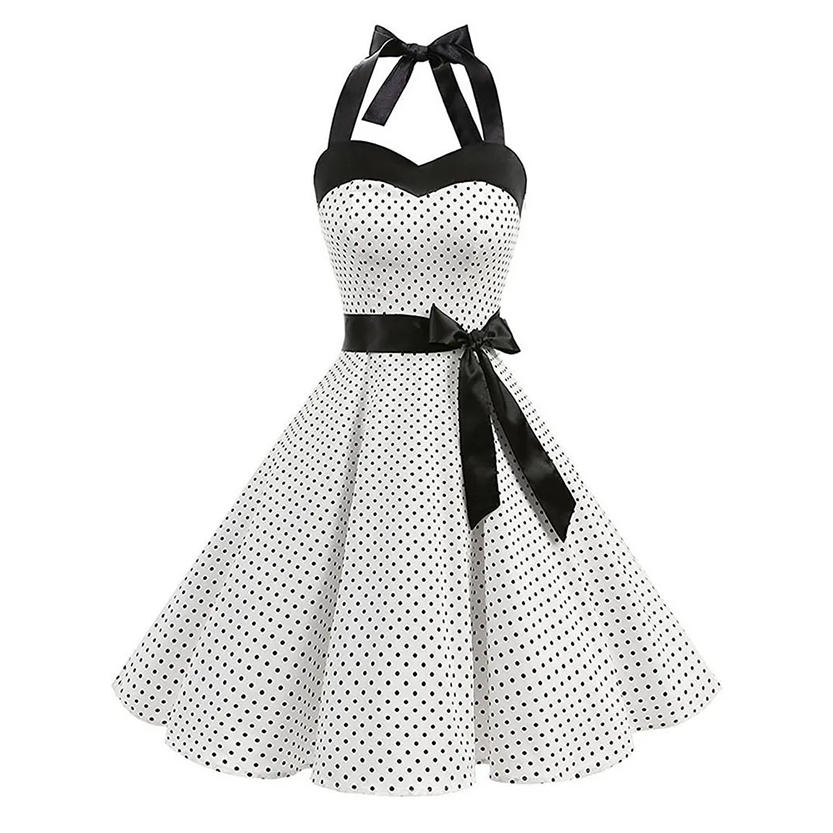 Funki Findz | Dresses | Women's Rockabilly Swing Halter Dress