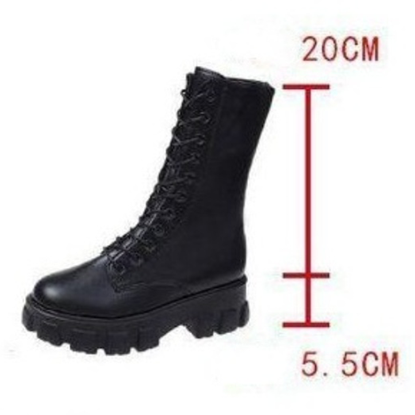 Funki Findz | Boots | Women's Lace-up Chunky Combat Boots