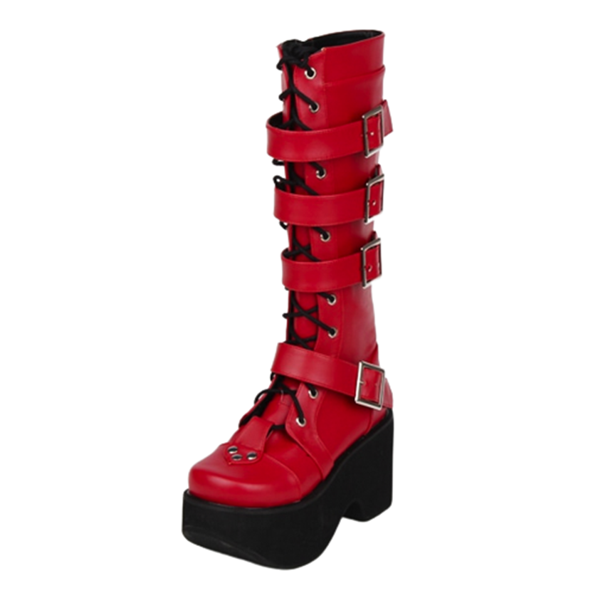 Funki Findz | Boots | Women's Japanese Gothic Platform Boots