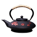 Funki Findz | Teapots | Cherry Blossoms Cast Iron Tea Kettle