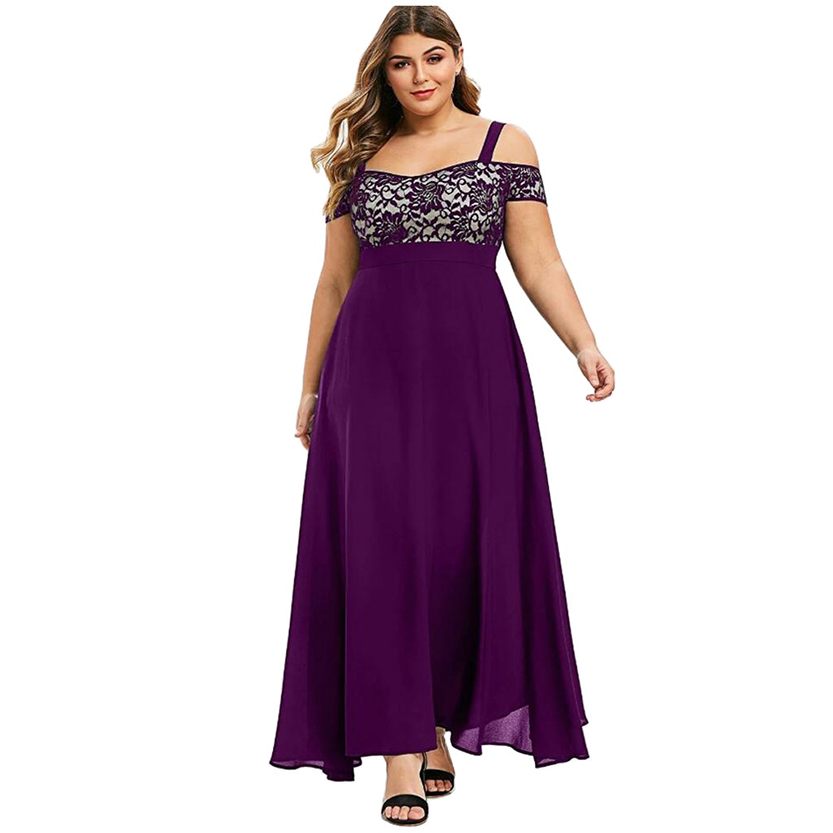 Funki Findz | Dresses | Women's Elegant Plus Evening Dress