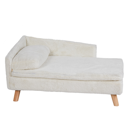 Funki Findz | Pet Beds | Luxury Dog Cat Raised Chaise Lounge
