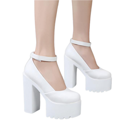 Funki Findz | Shoes | Women's High Buckle Strap Lolita Platforms