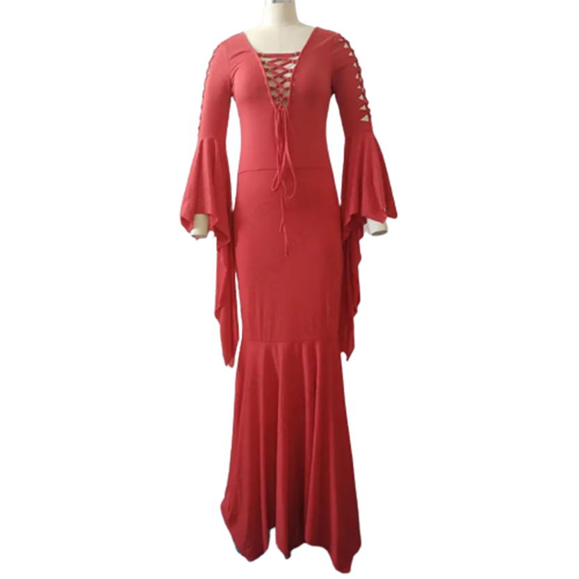 Funki Findz | Dresses | Women's Goth Lace Up Halloween Dress