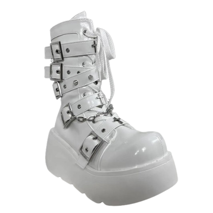 Funki Findz | Boots | Women's Gothic Platform Wedge Boots