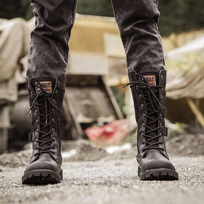 Funki Findz | Boots | Men's Gothic Punk Buckle Strap Biker Boots