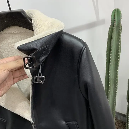 Funki Findz | Jackets | Men's Faux Leather Fleece Bomber Jacket
