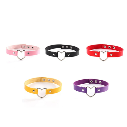 Funki Findz | Necklaces | Women's Heart Choker Cosplay Collars