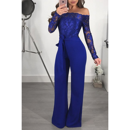 Funki Findz | Pants | Women's Elegant Lace Evening Jumpsuit