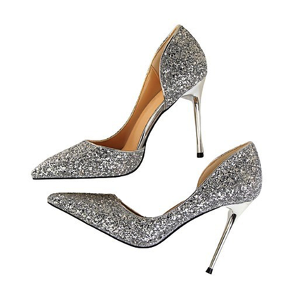Funki Findz | Shoes | Women's Elegant Glitter Wedding Shoes