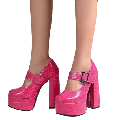Funki Findz | Shoes | Women's Super-High Mary Jane Platforms