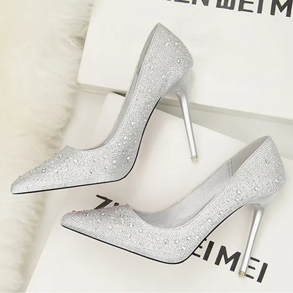 Funki Findz | Shoes | Women's Rhinestone Sparkly Prom Shoes