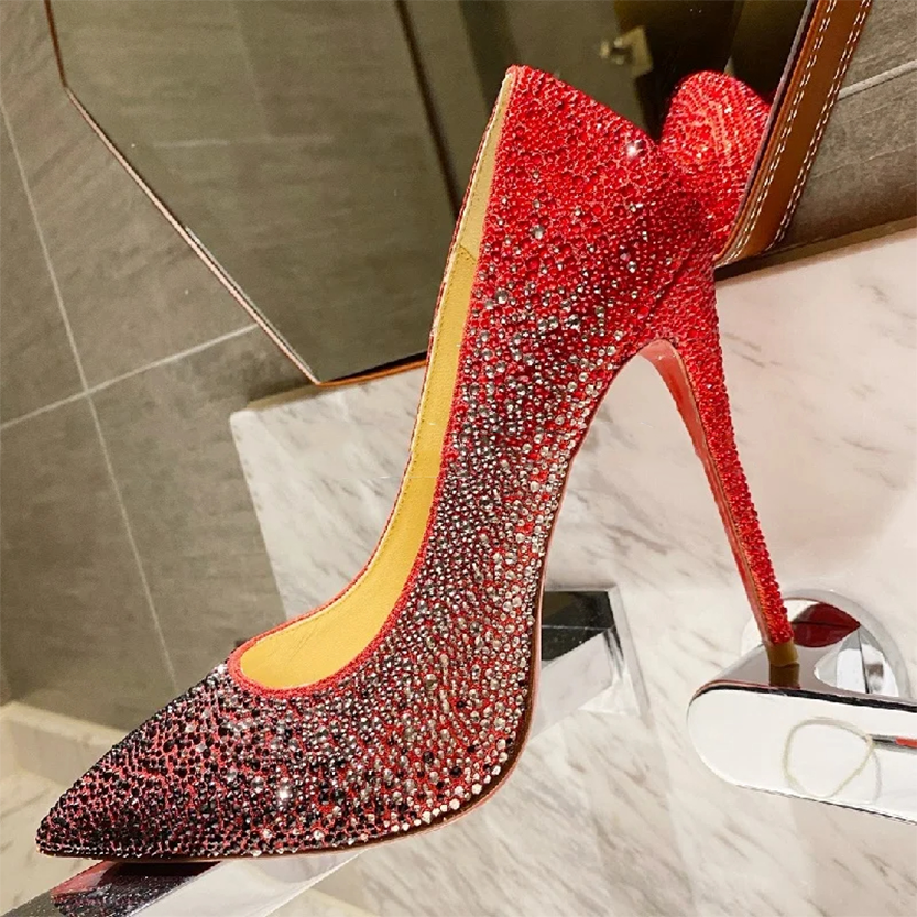 Funki Findz | Shoes | Women's Luxury Rhinestone Wedding Shoe