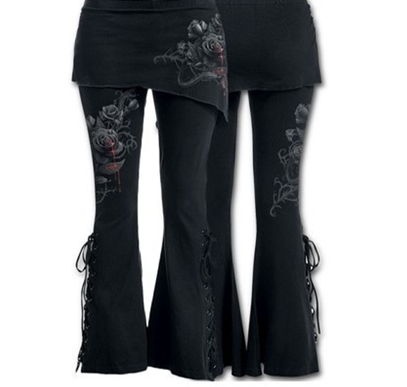 Funki Findz | Pants | Women's Gothic Lace Up Bandage Leggins