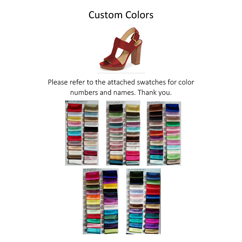 Funki Findz | Shoes | Women's Chunky High Heel Custom Sandals