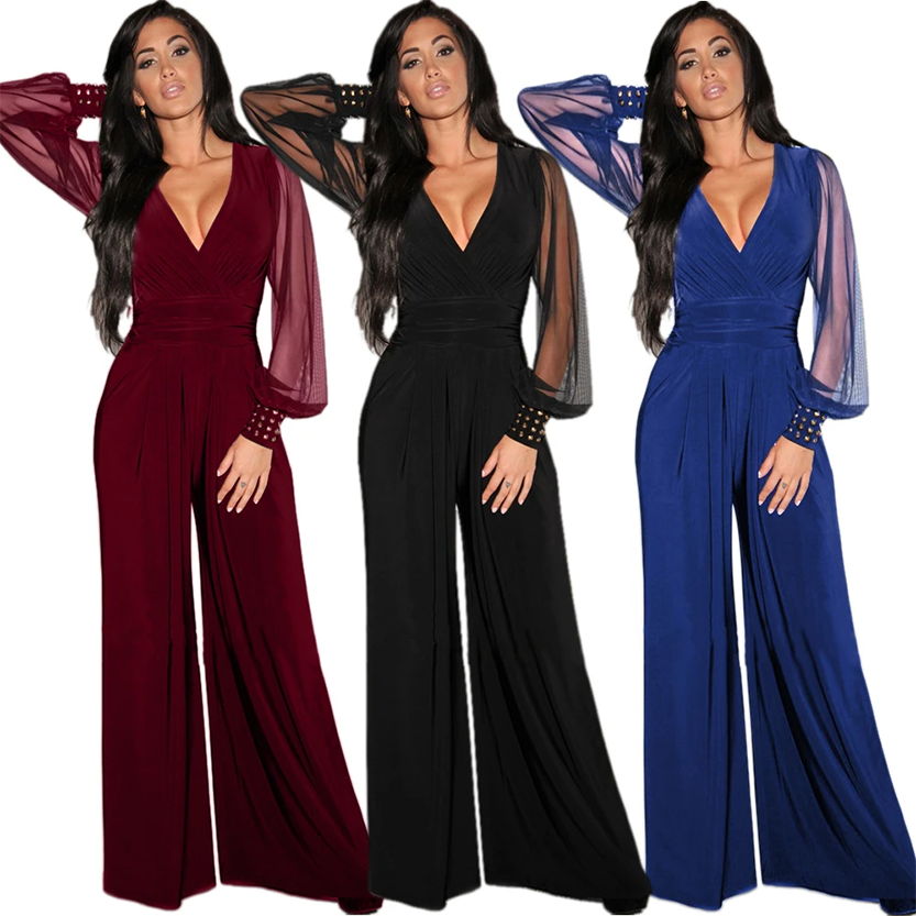 Funki Findz | Pants | Women's Sassy Wide Leg Evening Pant Suit