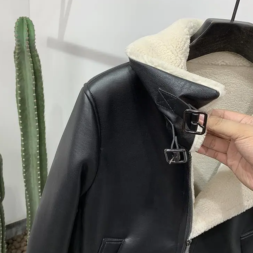 Funki Findz | Jackets | Men's Faux Leather Fleece Bomber Jacket