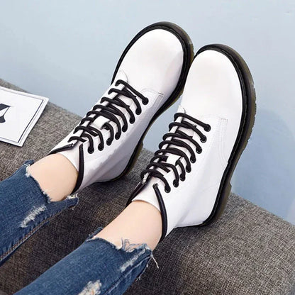 Funki Findz | Boots | Unisex Genuine Leather Lace Up Ankle Boot